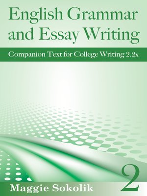cover image of English Grammar and Essay Writing, Workbook 2